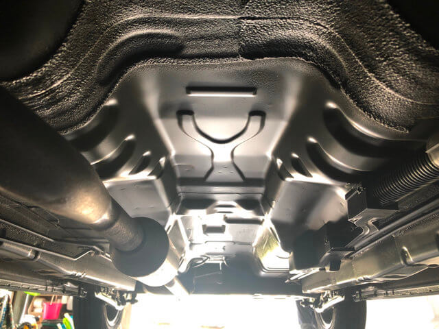 車両上部内部防錆